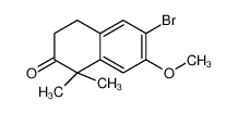 6-溴-7-甲氧基-1,1-二甲基-3,4-二氢萘-2(1H)-酮
