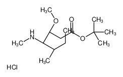 3R,4S,5S)-叔丁基3-甲氧基-5-甲基-4-(甲基氨基)庚酸酯盐酸盐