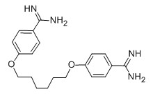 己脒定二羟乙基磺酸盐；己脒定