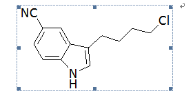 3-(4-氯代丁基)-5-氰基吲哚3-(4-Chlorbutyl)-1H-indol-5-carbonitrile