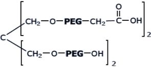 (HO)2-4ARMPEG-(COOH)2