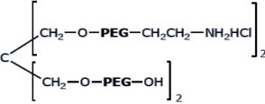 (HO)2-4ARMPEG-(NH2HCl)2