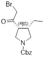 (3R,4S)-3-(2-溴乙酰基)-4-乙基-1-吡咯烷羧酸苄酯