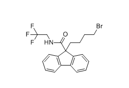 9-(4-溴丁基)-N-(2,2,2-三氟乙基)-9H-芴-9-甲酰胺