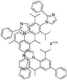 三[1-(3,5-二异丙基联苯-4-基)-2-苯基咪唑]合铱