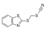 2-(硫氰基甲基硫代)苯并噻唑
