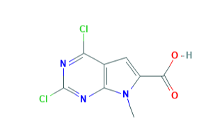 2,4-Dichloro-7-methyl-7H-pyrrolo[2,3-d]pyrimidine-6-carboxylic acid