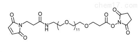 马来酰亚胺-十二聚乙二醇-琥珀酰亚胺酯