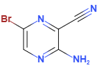 3-氨基-6-溴吡嗪-2-甲腈
