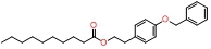 2-(4-苄基氧基苯基)乙基癸酸酯