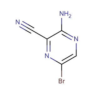 3-氨基-6-溴吡嗪-2-甲腈