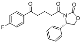 Compound D，(4S)-3-[5-(4-氟苯基)-1,5-二氧代戊基]-4-苯基-2-恶唑烷酮