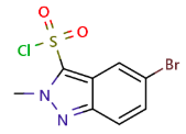 5-bromo-2-methyl-2H-indazole-3-sulfonyl chloride
