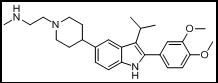 2-(4-(2-(3,4-dimethoxyphenyl)-3-isopropyl-1H-indol-5-yl)piperidin-1-yl)-N-methylethan-1-amine