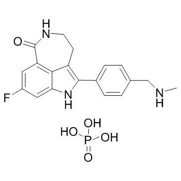 Rucaparib phosphate; AG014699; PF01367388