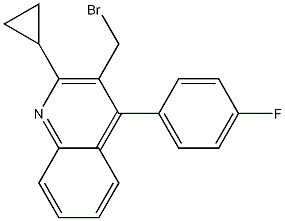 3-溴甲基-2-环丙基-4-(4’-氟苯基)喹啉