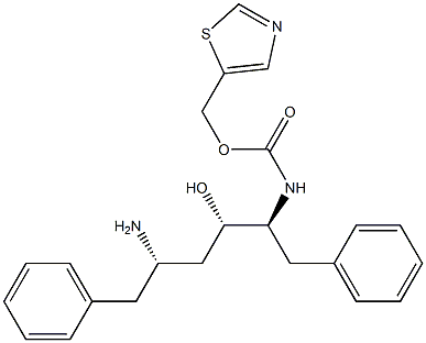 (2S,3S,5S)-5-氨基-2-(N-((5-噻唑基)-甲氧羰基)氨基)-1,6-二苯基-3-羟基己