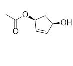 顺-3-乙酰氧基-5-羟基环戊-1-烯