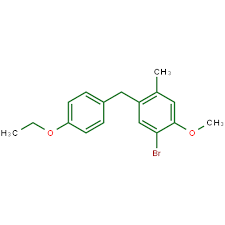 1-溴-5[(4-乙氧基苯基)甲基]-2-甲氧基-4-甲基