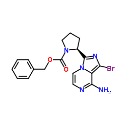 (S)-2-(8-氨基-1-溴咪唑并[1,5-a]吡嗪-3-基)吡咯烷-1-羧酸苄酯