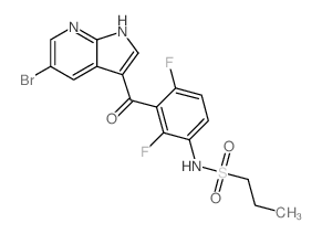 N-[3-[(5-溴-1H-吡咯并[2,3-b]吡啶-3-基)羰基]-2,4-二氟苯基]-1-丙烷磺酰胺