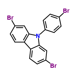 2,7-二溴-9-(4-溴苯基)-9H-咔唑
