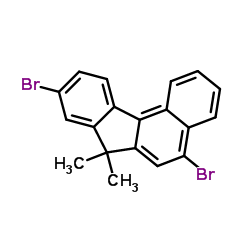 5,9-二溴-7,7-二甲基-7H-苯并(c)芴