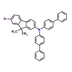 N,N-二([1,1'-联苯基]-4-基)-7-溴-9,9-二甲基-9H-芴-2-胺