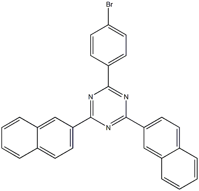 2-(4-溴苯基)-4,6-二(萘-2-基)-1,3,5-三嗪