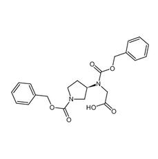 3-(苄氧羰基-羧甲基氨基)吡咯烷-1-羧酸苄酯