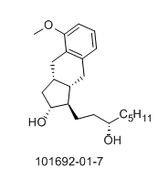 (1R,2R,3AS,9AS)-2,3,3A,4,9,9A-六氢-1-[(3S)-3-甲氧基辛基]-1H-苯并[F]茚-2,5-二醇 ：