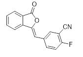 2-氟-5-[(3-氧代-1(3H)-异苯并呋喃亚基)甲基]苯腈