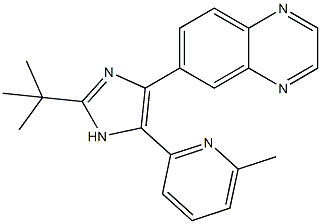 6-[2-叔丁基-5-(6-甲基-吡啶-2-基)-1H-咪唑-4-基]-喹噁啉