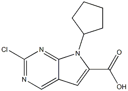 2-氯-7-环戊基-7H-吡咯并[2,3-D]嘧啶-6-甲酸