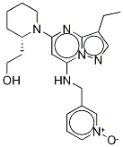 (2S)-1-[3-乙基-7-[[(1-氧代-3-吡啶基)甲基]氨基]吡唑并[1,5-A]嘧啶-5-基]-2-哌啶乙醇