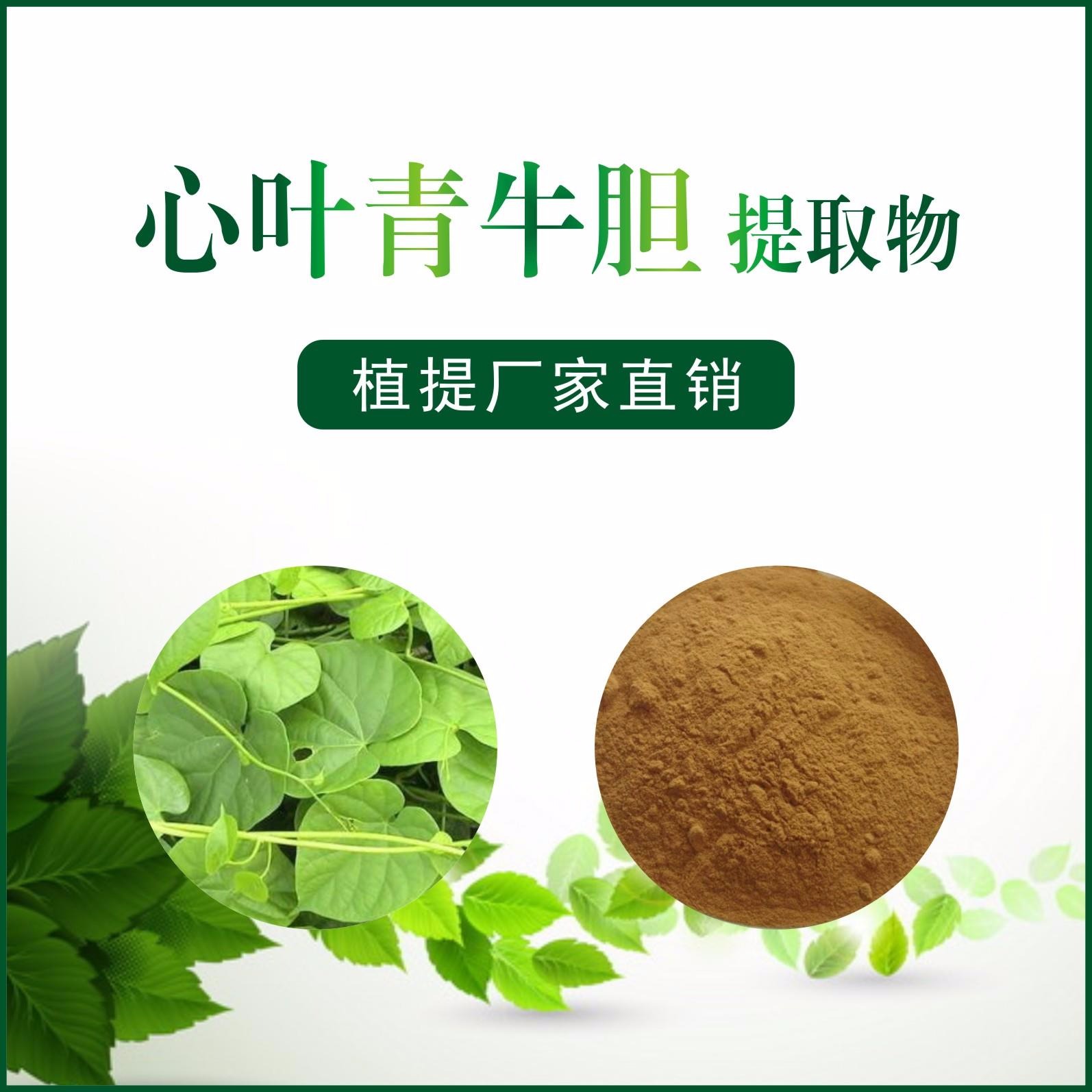 心叶青牛胆提取物 植物提取物 厂家直销价格80元 Kg 纸板桶厂家 陕西新天域生物科技有限公司