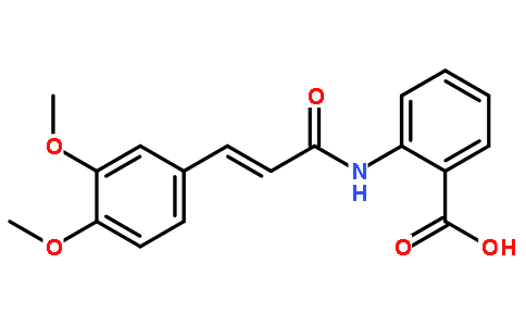 N-3,4-二甲基氧基肉桂酰-邻氨基苯甲酸