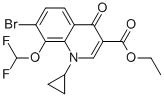 7-溴-1-环丙基-8-二氟甲氧基-1,4-二氢-4-氧代喹啉-3-羧酸乙酯
