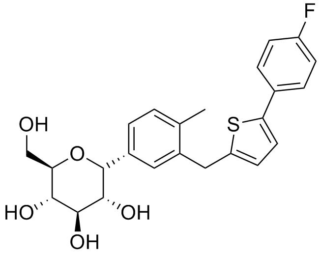 (2R,3R,4R,5S,6R)-2-(3-((5-(4-fluorophenyl)thiophen-2-yl)methyl)-4-methylphenyl)-6-(hydroxymethyl)tetrahydro-2H-pyran-3,4,5-triol