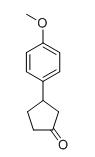 3-(4-甲氧基苯基)环戊酮