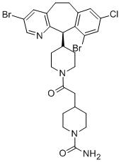 4-[2-[4-[(11R)-3,10-二溴-8-氯-6,11-二氢-5H-苯并[5,6]环庚并[1,2-B]吡啶-11-基]-1-哌啶基]-2-氧代乙基]-1-哌啶甲酰胺