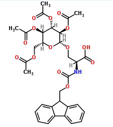 葡萄糖丝氨酸,N-[芴甲氧羰基]-O-(2,3,4,6-四-O-乙酰基-BETA-D-吡喃葡萄糖基)-L-丝氨酸;