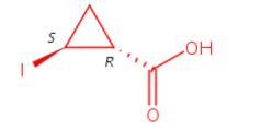 Cyclopropanecarboxylic acid,2-iodo-,(1R,2S)-