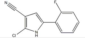 2-氯-5-(2-氟苯基)-1H-吡咯-3-甲腈