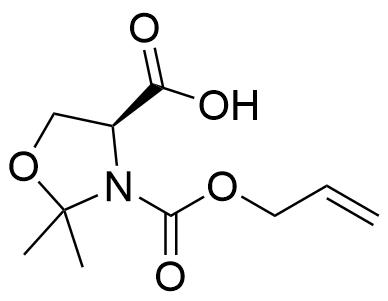 (S)-3-((烯丙氧基)羰基)-2,2-二甲基恶唑啉 4-羧酸