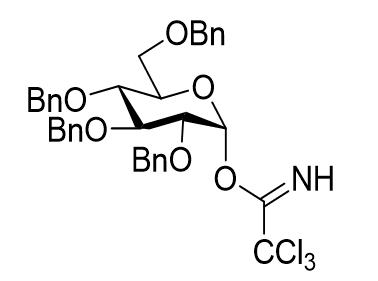 2,3,4,6-四-O-苄基-α-D-吡喃葡萄糖基三氯乙酰亚胺酯，2,3,4,6-Tetra-O-benzyl-α-D-glucopyranosyl trichloroacetimidate