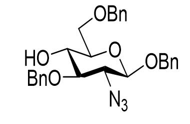 苄基 2-叠氮基-3,6-二-O-苄基-2-脱氧-β-D-吡喃葡萄糖苷，Benzyl 2-Azido-3,6-di-O-benzyl-2-deoxy-β-D-glucopyranoside