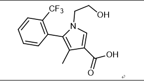 1-(2-hydroxyethyl)-4-methyl-5-(2-(trifluoromethyl)phenyl)-1H-pyrrole-3-carboxylic acid