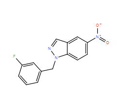 1-[(3-氟苯基)甲基]-5-硝基-1H-吲唑
