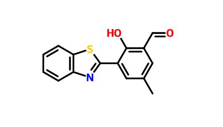 5-甲基-3-(2-苯并噻唑基)-2-羟基苯甲醛